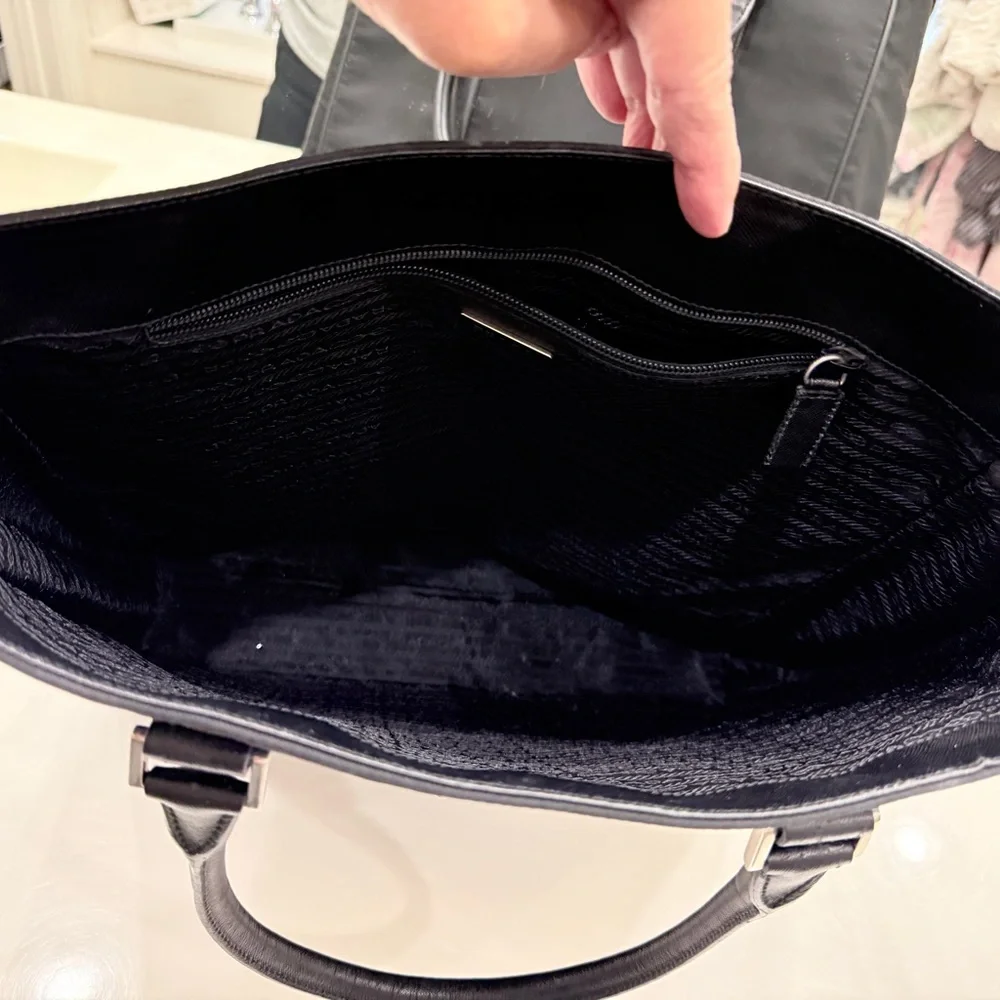 Prada Black Unisex Laptop/Briefcase